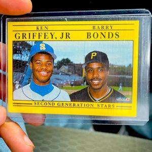 Ken Griffey/Barry bonds second generation stars card  mint condition